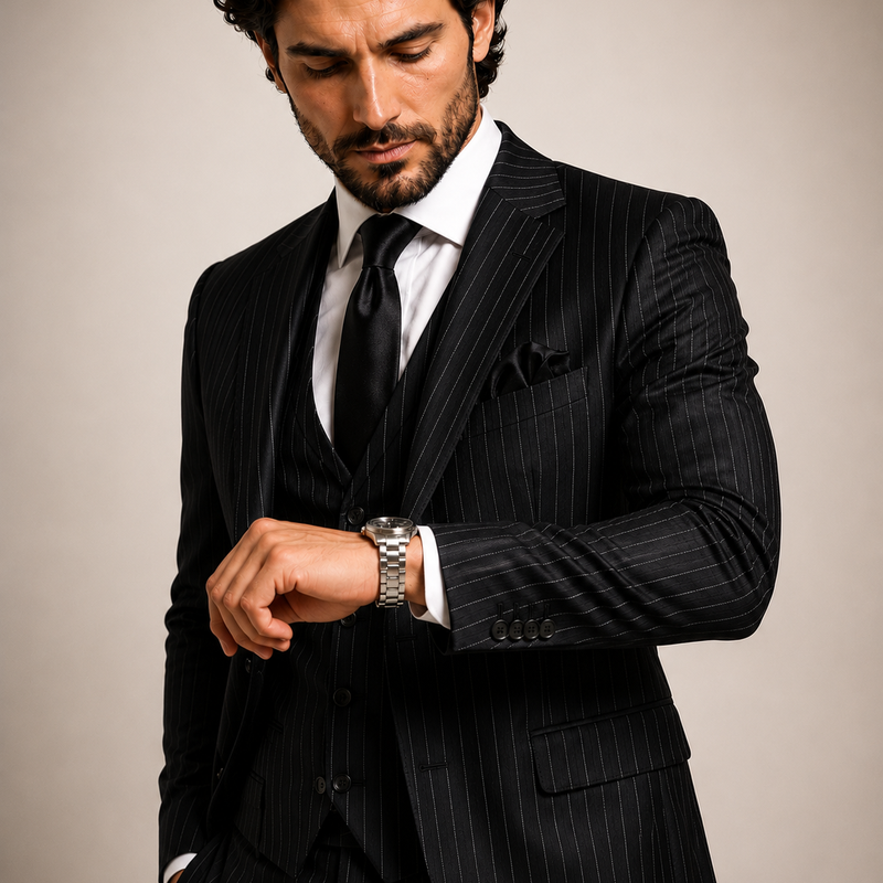 Terno Masculino Completo Listrado D’Avanti® 1002