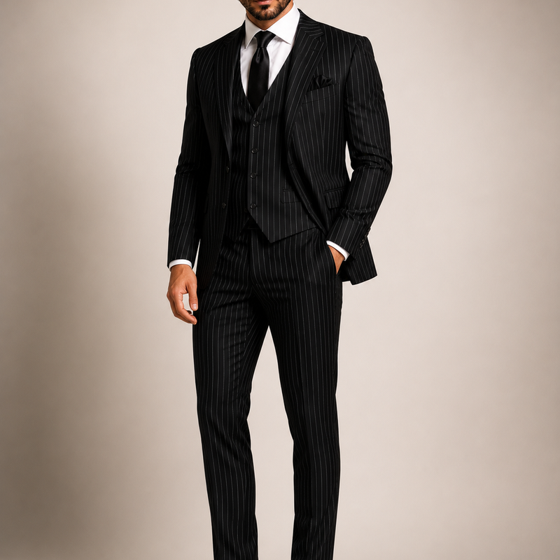 Terno Masculino Completo Listrado D’Avanti® 1002