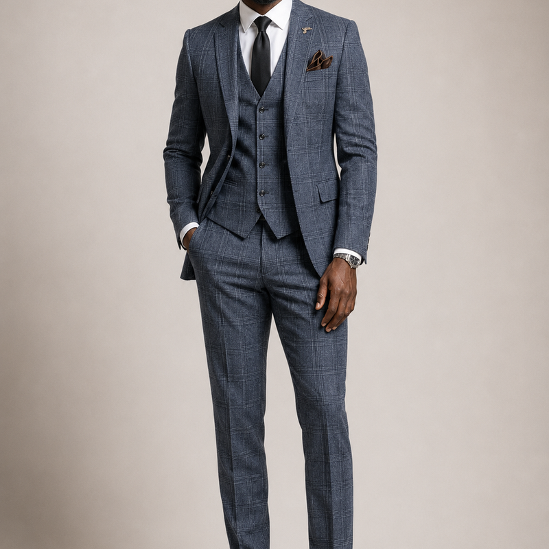 Terno Completo Masculino Xadrez D'Avanti® 1003