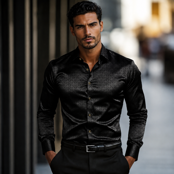 Camisa Masculina D'Avanti ® 1020 Premium Xadrez
