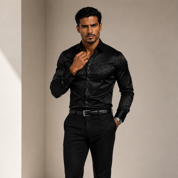 Camisa Masculina D'Avanti ® 1020 Premium Xadrez
