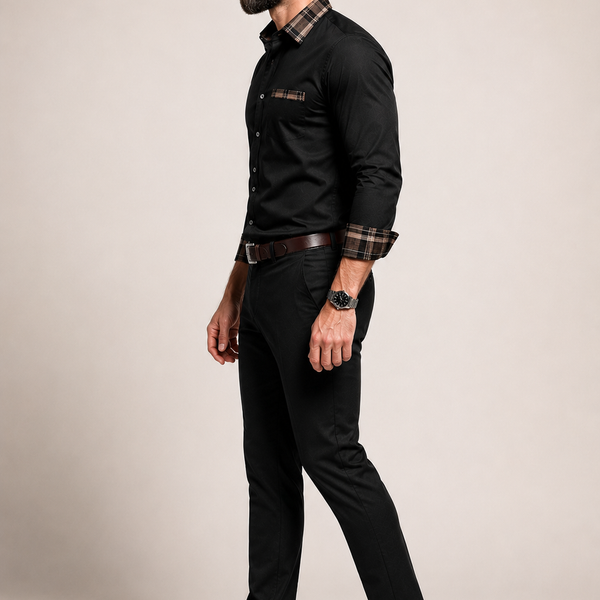 Camisa Social Masculina Manga Longa Elegance D´Avanti® 1011
