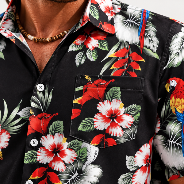 Camisa masculina botânica floral D'Avanti® 1059