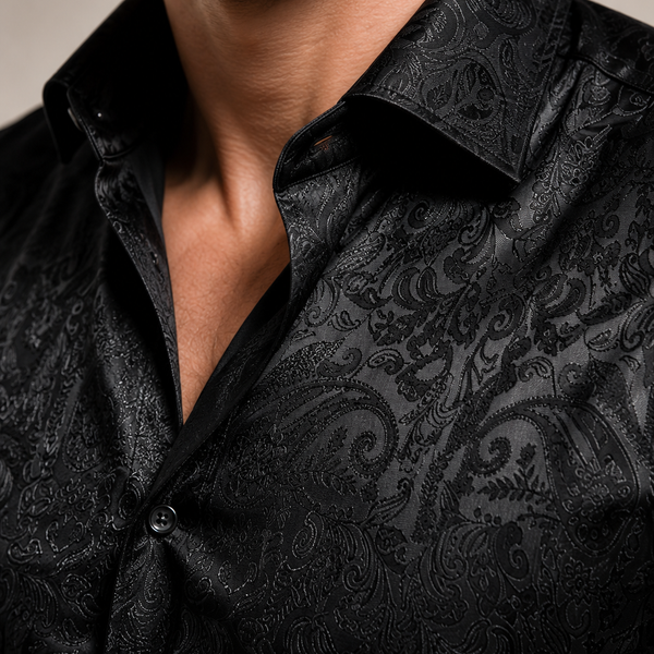 Camisa Social Masculina Luxo Paisley Premium D´Avanti® 1016