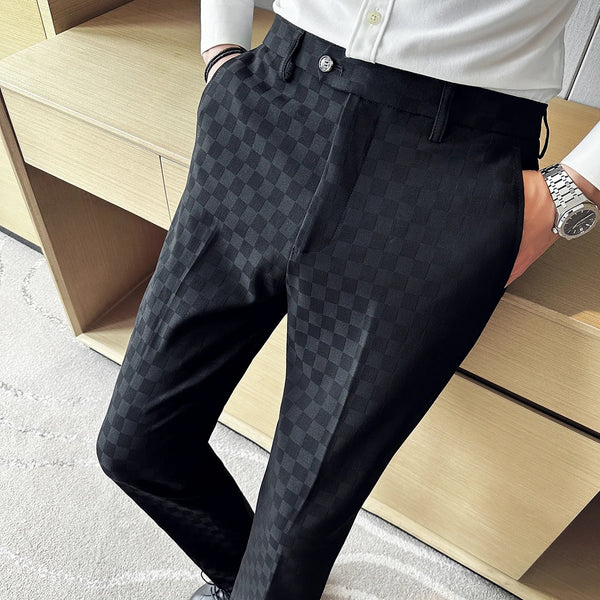 Calça Social Masculina Xadrez Signature D'Avanti® 1041