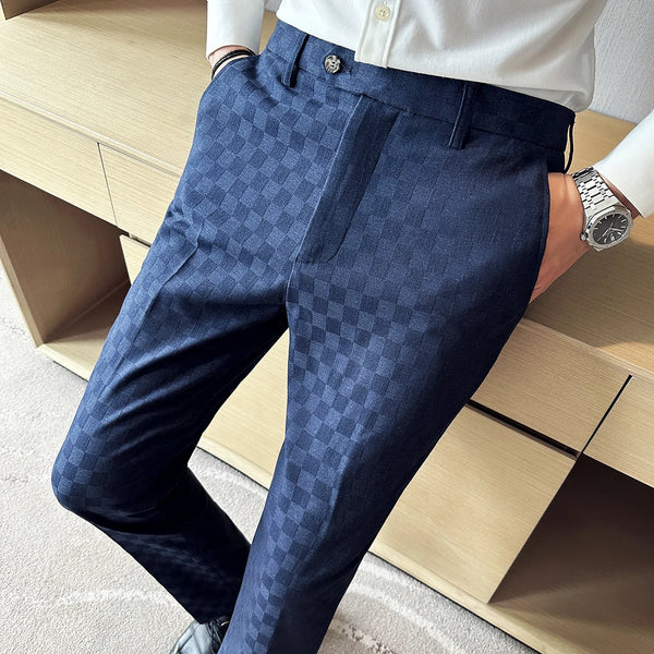 Calça Social Masculina Xadrez Signature D'Avanti® 1041