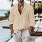 Camisa de Linho Masculina Estilo Europeu D´Avanti® 1017