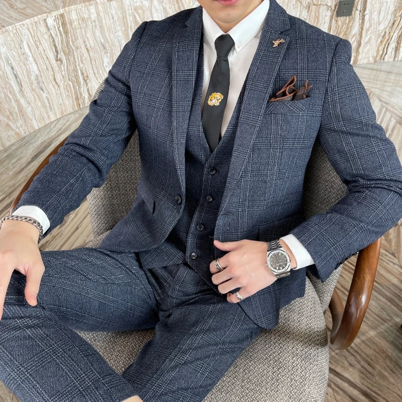 Terno Completo Masculino Xadrez D'Avanti® 1003
