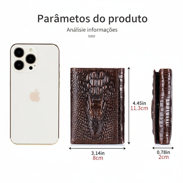 Carteira de Couro Genuíno D'Avanti® 1074