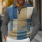 Camisa Polo D'Avanti® 1028 Geométrica Estilo Moderno
