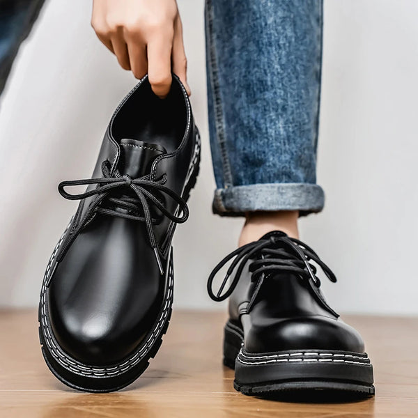 Sapato Social Preto Cano Medio D'Avanti® 1067