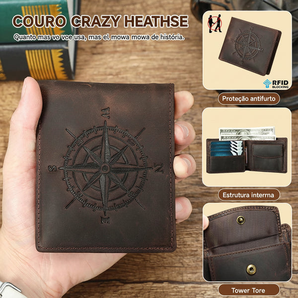 Carteira de Couro Crazy Horse D'Avanti® 1077
