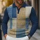 Camisa Polo D'Avanti® 1028 Geométrica Estilo Moderno