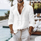 Camisa de Linho Masculina Estilo Europeu D´Avanti® 1017