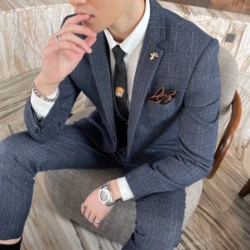 Terno Completo Masculino Xadrez D'Avanti® 1003